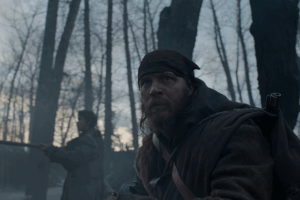John Fitzgerald (Tom Hardy), on the expedition with Hugh Glass.